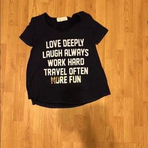 Navy Blue Graphic Tee